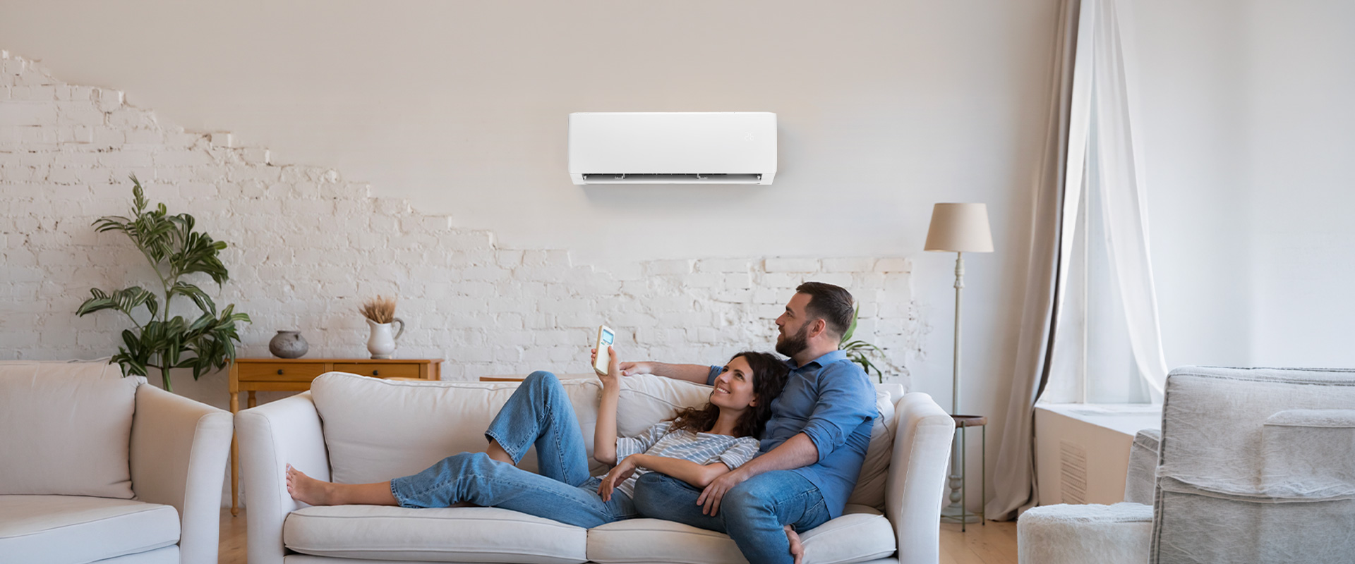 Climatizzatore installato nel soggiorno